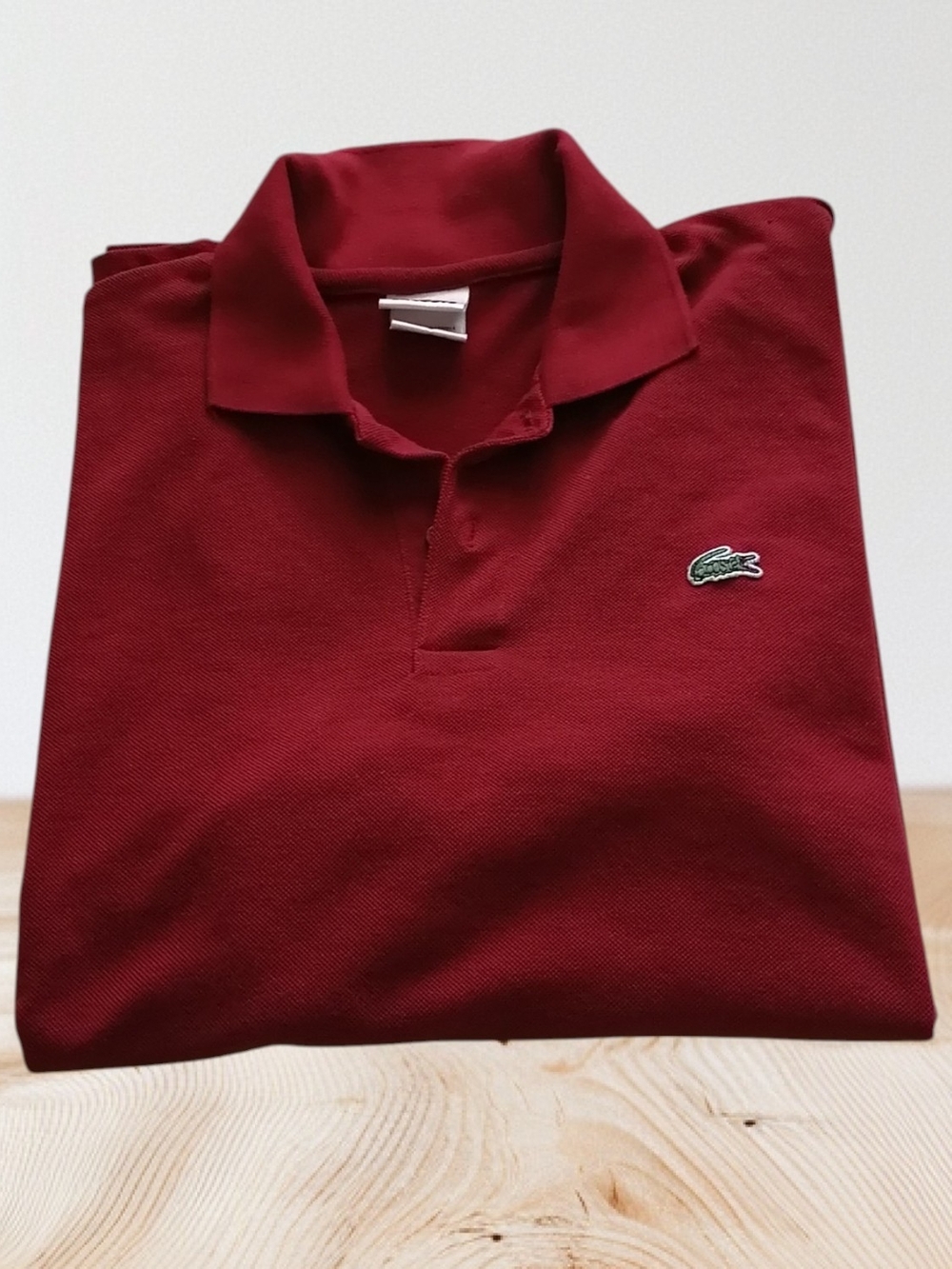 Lacoste Men's Burgundy Polo size 6